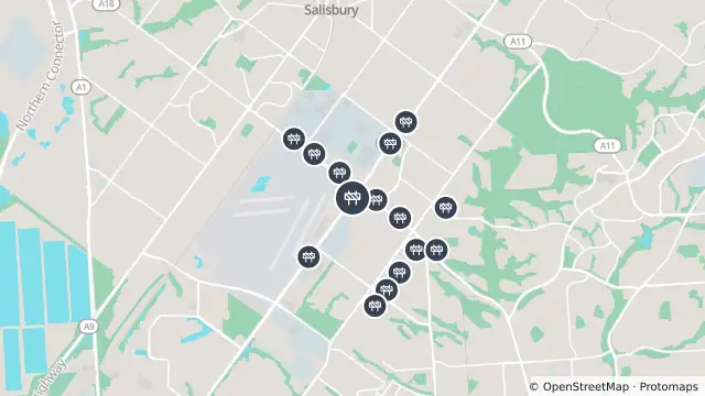 Map of Mowing — Main North Road, Para Hills West and nearby items
