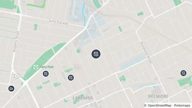 Map of Planned Power Outage — Lakemba and nearby items