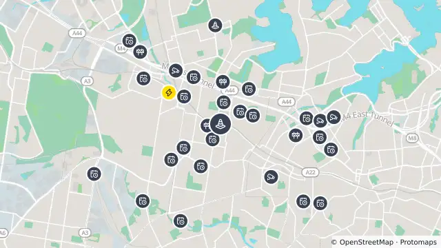 Map of Special Event — Railway Parade, Burwood and nearby items